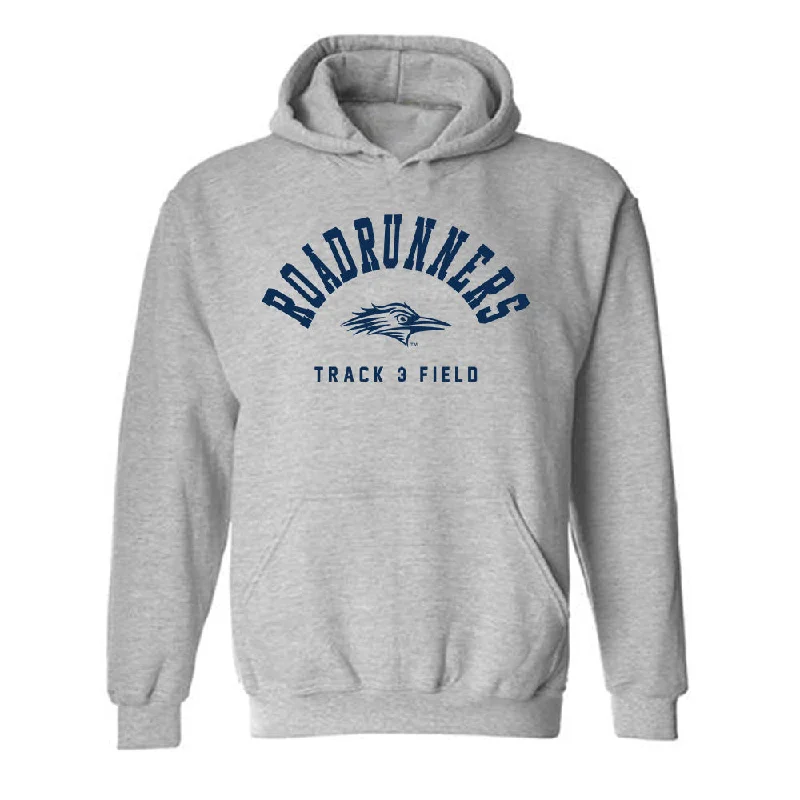 MSU Denver - NCAA Women's Track & Field : Mariah Serrano-Walton - Classic Shersey Hooded Sweatshirt Hoodie with Typography Text Message