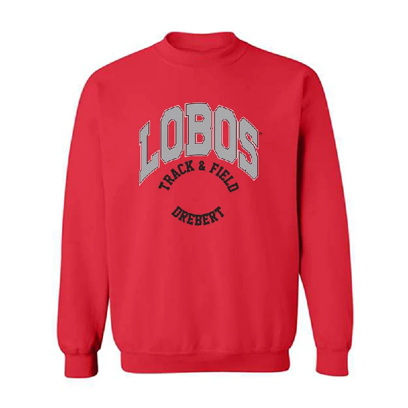 New Mexico - NCAA Women's Track & Field : Meadow Drebert - Classic Fashion Shersey Crewneck Sweatshirt Hoodie with Set-In Sleeves Structured Classic