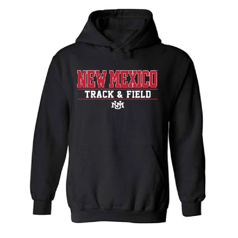 New Mexico - NCAA Women's Track & Field : Meadow Drebert - Classic Shersey Hooded Sweatshirt Hoodie with Patch Decorative Personalized