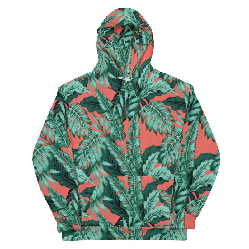 Hawaiian Sherbet Hoodie Hoodie with Puffed Sleeves Voluminous Trendy
