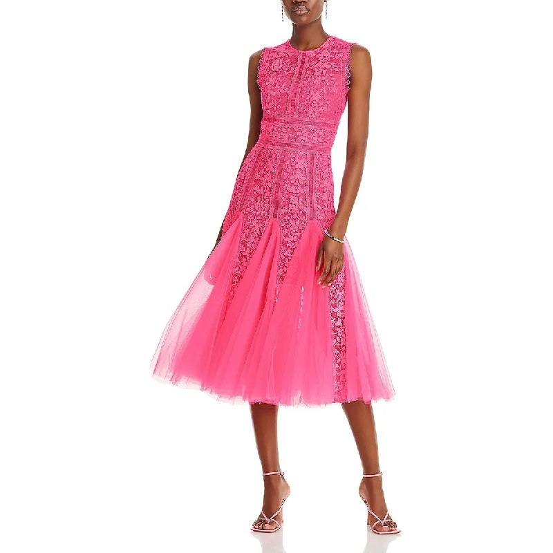 Bronx And Banco Womens Megan Applique Lace Cocktail And Party Dress Tunics Running lightweight