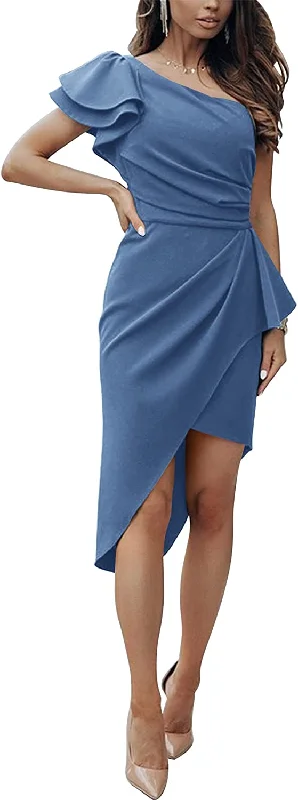 Solid Grey Blue