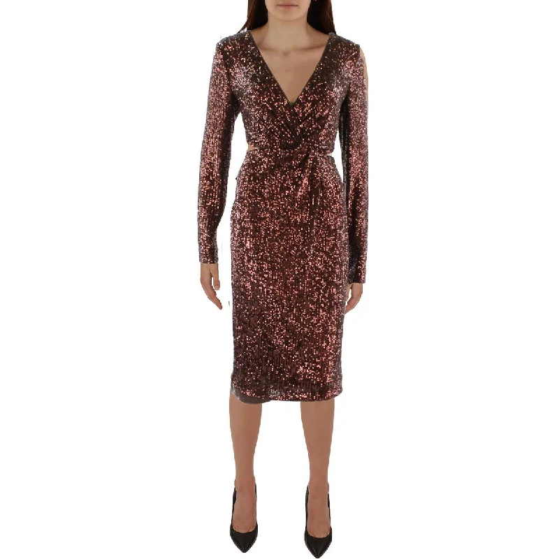 Lauren Ralph Lauren Womens    Twist Front Knee Length Cocktail And Party Dress Tunics Occasion special