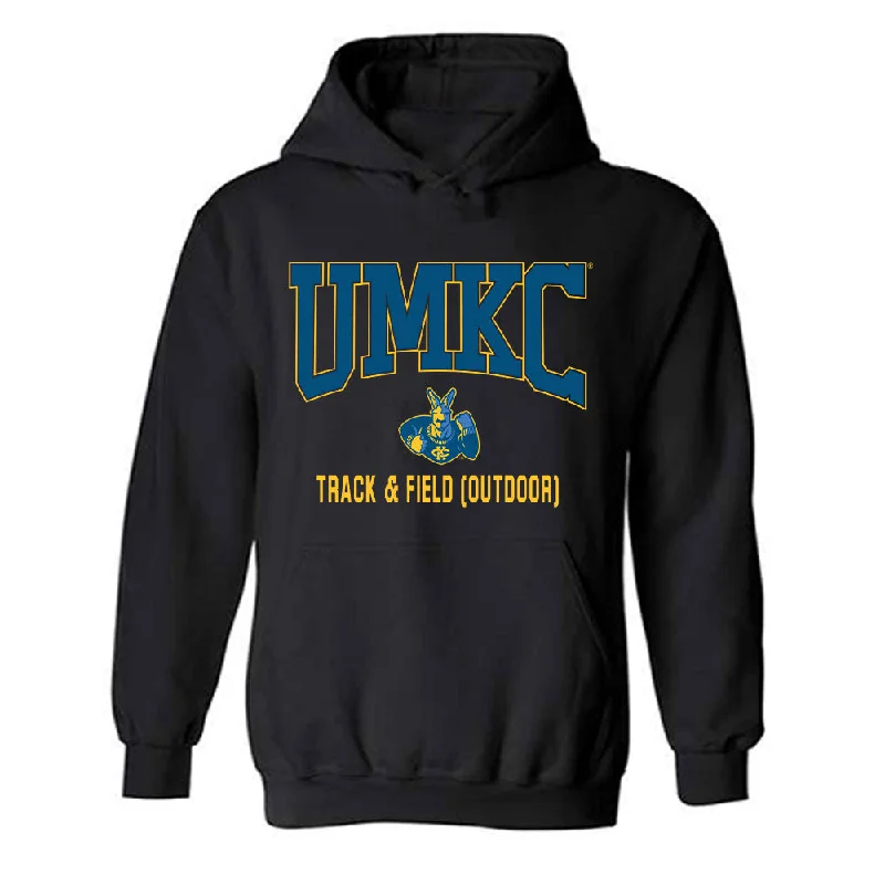 UMKC - NCAA Women's Track & Field : McKenna Hood - Classic Shersey Hooded Sweatshirt Hoodie with Elastic Cuffs Stretchable Comfortable