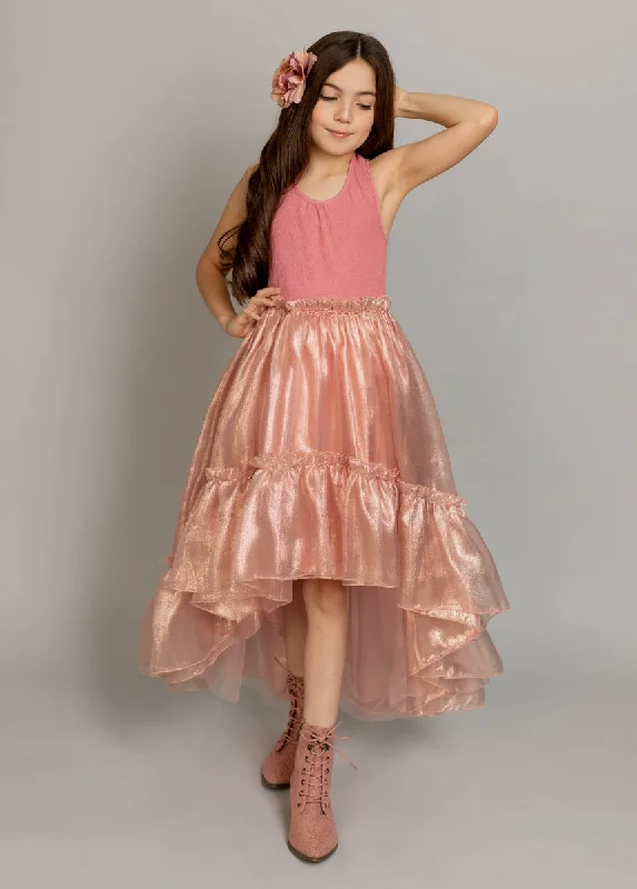 Arlette Dress in Bright Pink Tunics Spring floral
