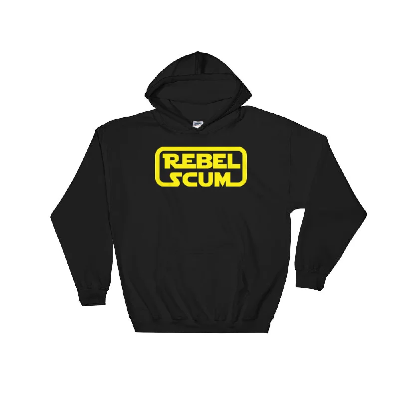 Rebel Scum Standard Hooded Sweatshirt Oversized Hoodie Comfort Casual