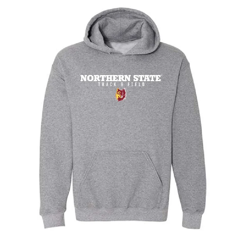 NSU - NCAA Women's Track & Field (Outdoor) : Rebekah Walz - Hooded Sweatshirt Classic Shersey Hoodie with Lace Feminine Delicate