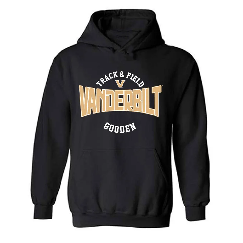 Vanderbilt - NCAA Women's Track & Field : Lena Gooden - Classic Fashion Shersey Hooded Sweatshirt Hoodie with Hem Fringe Bohemian Relaxed