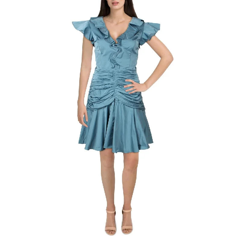 Flor et.al Womens Dante Pleated Short Cocktail and Party Dress Tunics Versatile functional