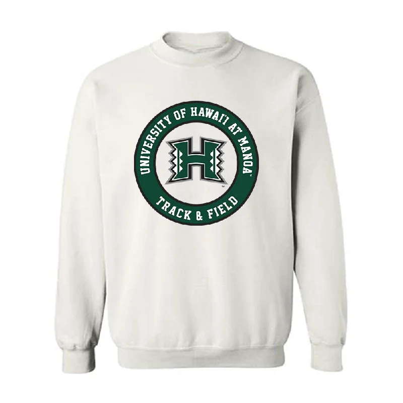 Hawaii - NCAA Women's Track & Field : elizabeth wade - Classic Fashion Shersey Crewneck Sweatshirt Hoodie with High-Low Hem Asymmetrical Trendy
