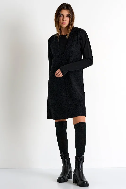 Dress - 52276-77-800 Crew Neckline Casual