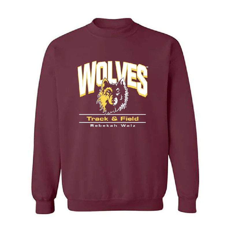 NSU - NCAA Women's Track & Field (Outdoor) : Rebekah Walz - Crewneck Sweatshirt Classic Fashion Shersey Hoodie with Camouflage Military Edgy