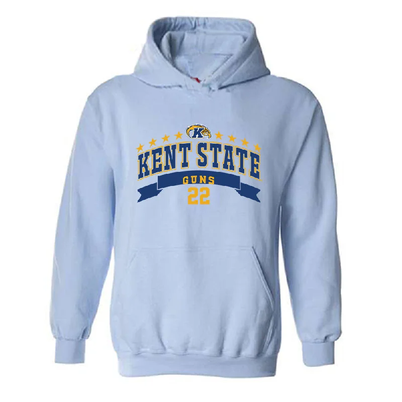 Kent State - NCAA Women's Gymnastics : Alyssa Guns - Hooded Sweatshirt Classic Fashion Shersey Hoodie with Batwing Sleeves Loose Dramatic