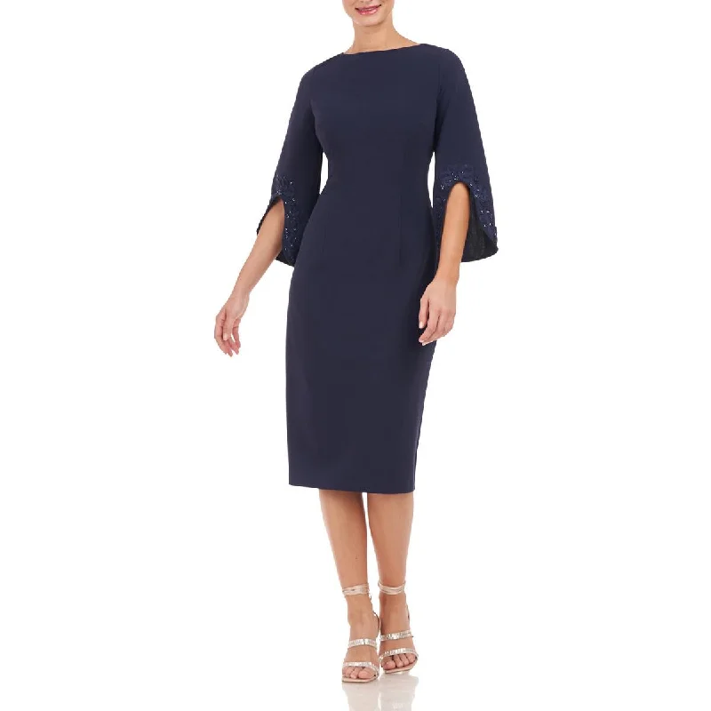 JS Collections Womens Beaded Embroidered Cocktail And Party Dress Tunics Chic elegant