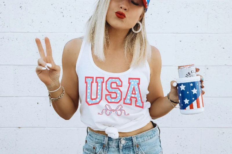 Coquette USA  4th of July Patriotic Shirt, USA Bow Coquette Patriotic Sweatshirt Hoodie with Lining Warm Insulated