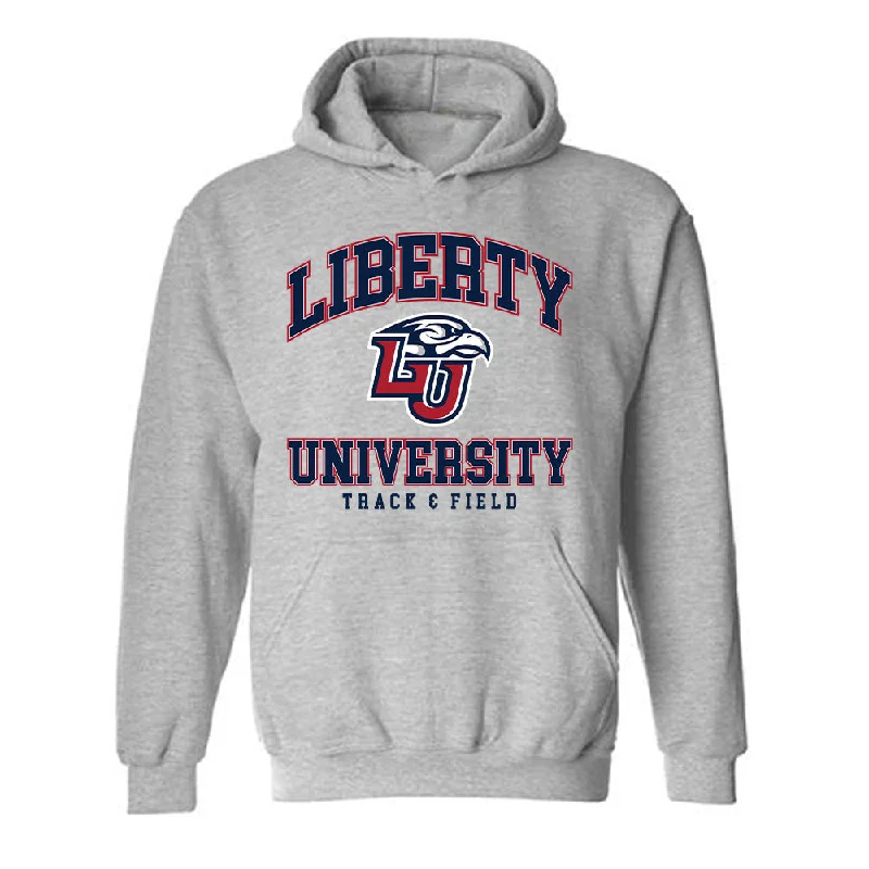 Liberty - NCAA Women's Track & Field : Meredith Engle - Generic Shersey Hooded Sweatshirt Hoodie with Oversized Fit Loose Comfortable