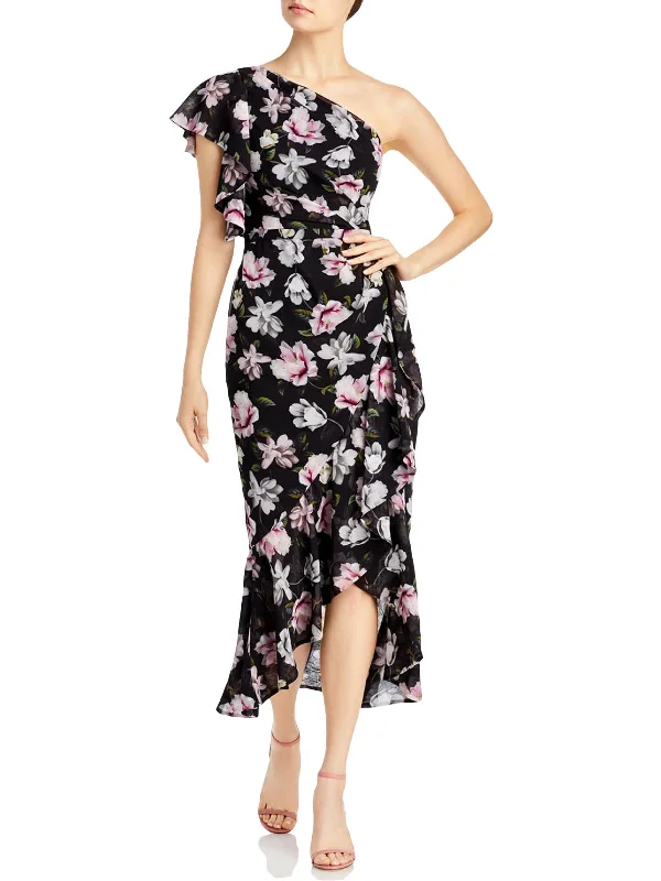 Womens Mesh Ruffle Evening Dress Tunics Handmade artisanal