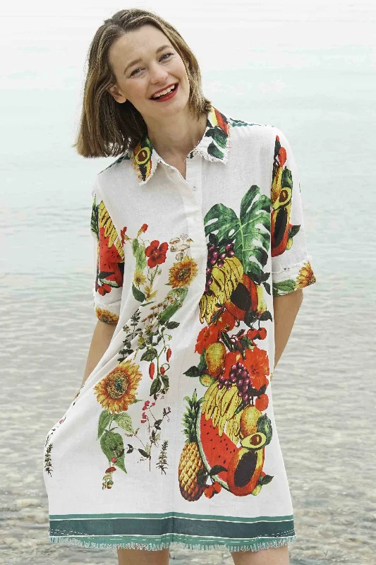 Chatham Dress Van Gogh Sunflower Print Tunics Formal black