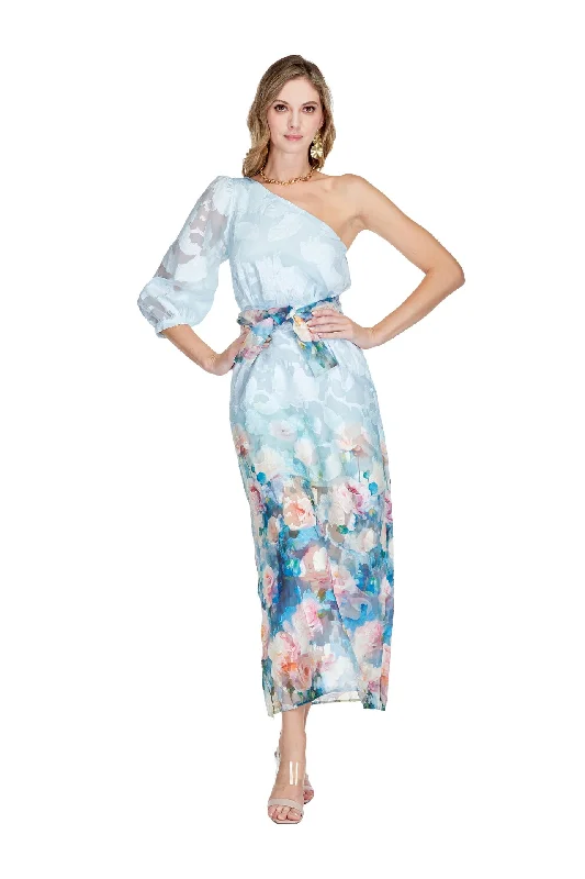 COLUMN FLORAL DRESS Tunics Wedding white