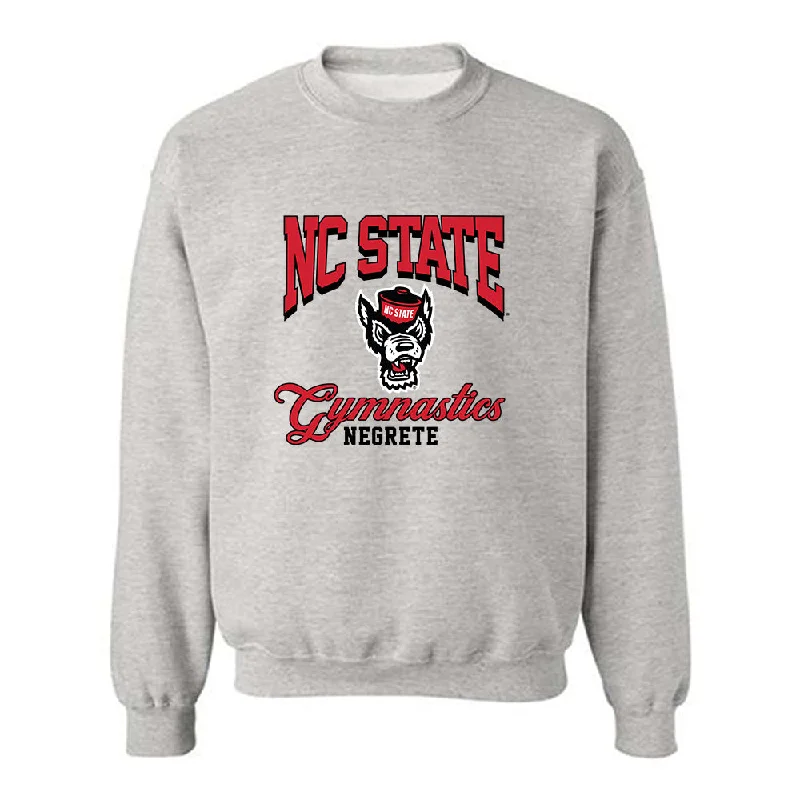 NC State - NCAA Women's Gymnastics : Chloe Negrete - Fashion Shersey Crewneck Sweatshirt Hoodie with Fur Luxurious Winter