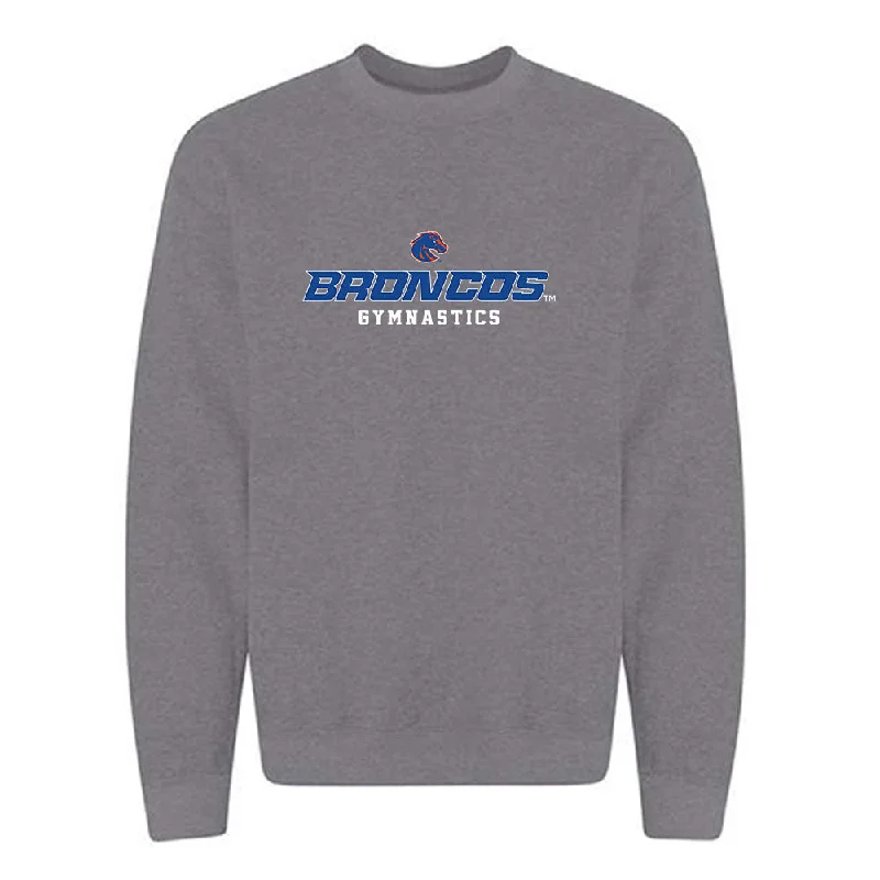 Boise State - NCAA Women's Gymnastics : Noelle Ball - Classic Fashion Shersey Crewneck Sweatshirt Hoodie with Rhinestones Sparkly Elegant