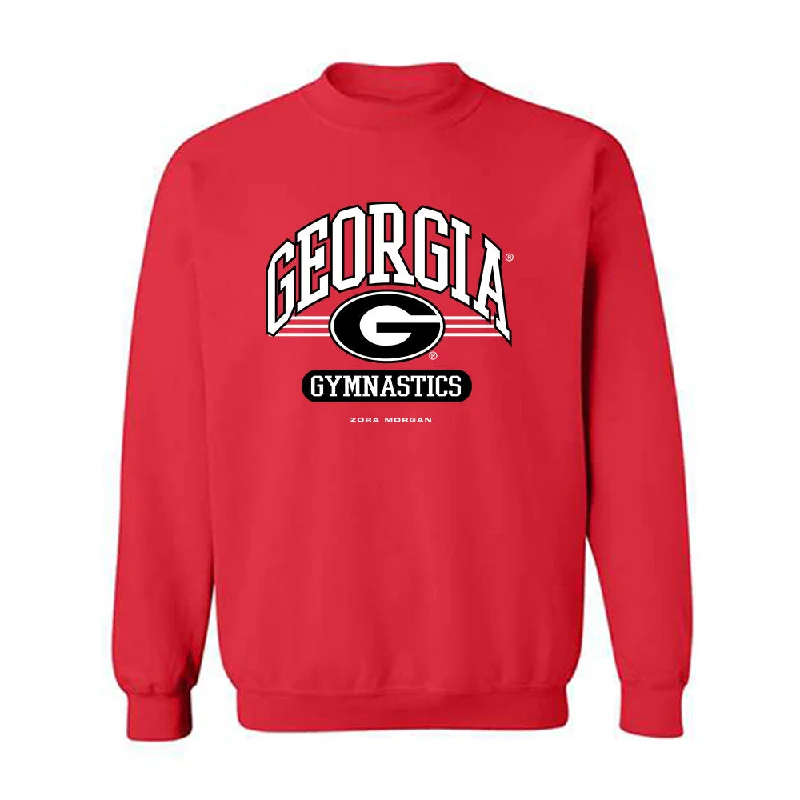 Georgia - NCAA Women's Gymnastics : Zora Morgan - Classic Fashion Shersey Crewneck Sweatshirt Hoodie with Turtle Neck Cozy Winter