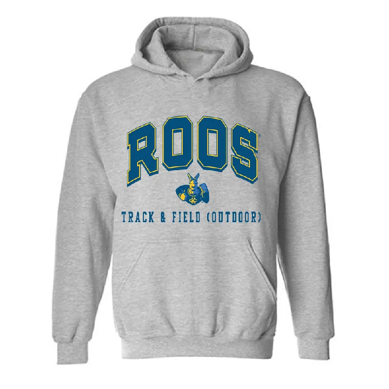 UMKC - NCAA Women's Track & Field : McKenna Hood - Classic Shersey Hooded Sweatshirt Hoodie with Crew Neck Simple Timeless
