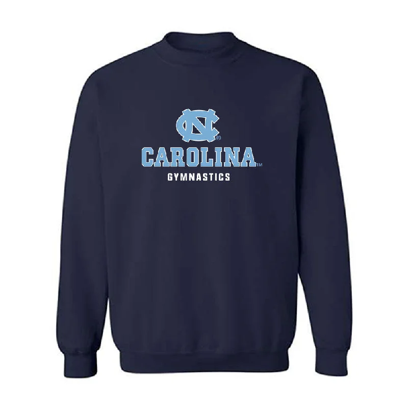 UNC - NCAA Women's Gymnastics : Jordan Valahovic - Classic Shersey Crewneck Sweatshirt Cotton Hoodie Fleece Lining Warmth