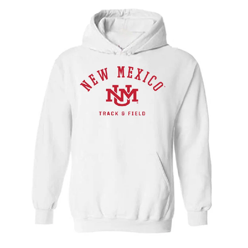 New Mexico - NCAA Women's Track & Field : Meadow Drebert - Classic Fashion Shersey Hooded Sweatshirt Hoodie Dress Longline Feminine
