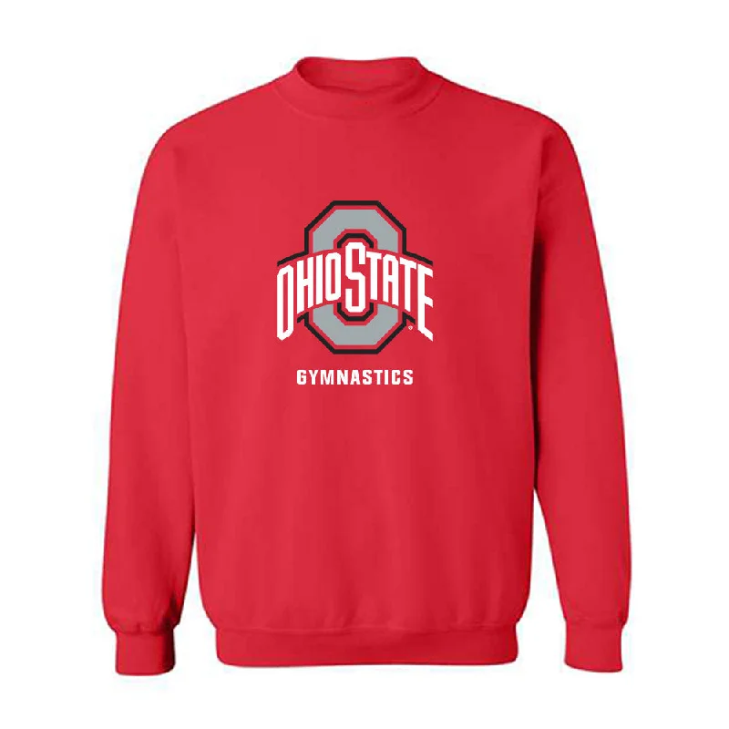 Ohio State - NCAA Women's Gymnastics : Reagan Sams - Classic Shersey Crewneck Sweatshirt Hoodie with Hem Drawcord Adjustable Customizable