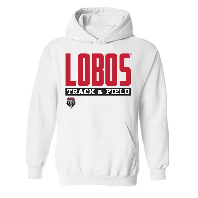 New Mexico - NCAA Women's Track & Field : Meadow Drebert - Classic Fashion Shersey Hooded Sweatshirt Hoodie with Relaxed Fit Easy Casual