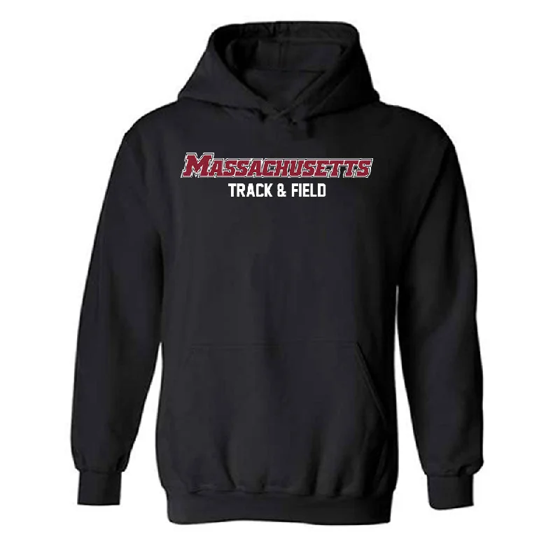 UMass - NCAA Women's Track & Field : Diamani Canuto - Classic Shersey Hooded Sweatshirt Hoodie with Ribbed Hem Stretchable Secure