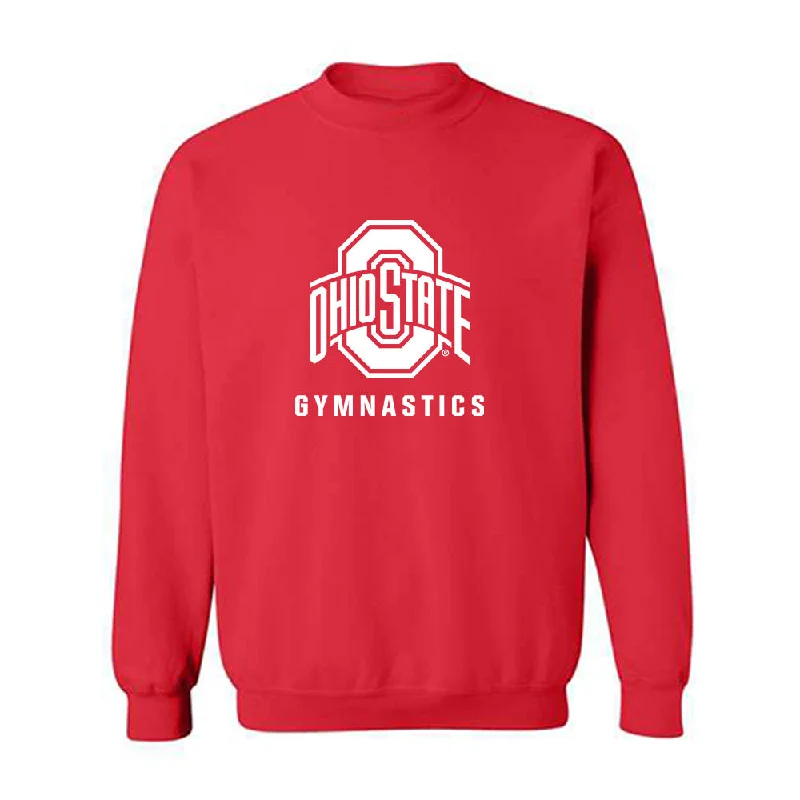 Ohio State - NCAA Women's Gymnastics : Courtney McCann - Crewneck Sweatshirt Hoodie with Neon Bright Vibrant