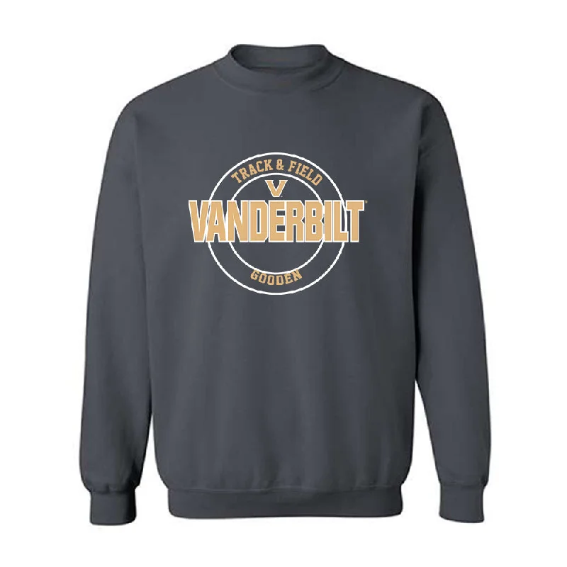 Vanderbilt - NCAA Women's Track & Field : Lena Gooden - Classic Fashion Shersey Crewneck Sweatshirt Hoodie with Hem Lace Feminine Delicate