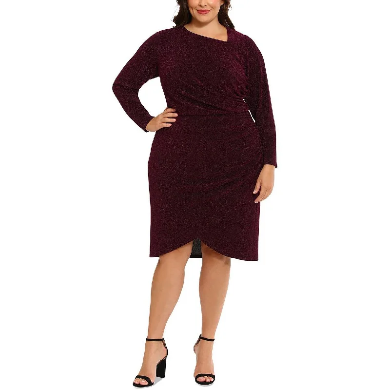 London Times Womens Plus Blouson Textured Cocktail And Party Dress Tunics Silk luxurious London Times Womens Plus Blouson Textured Cocktail And Party Dress Tunics Silk luxurious