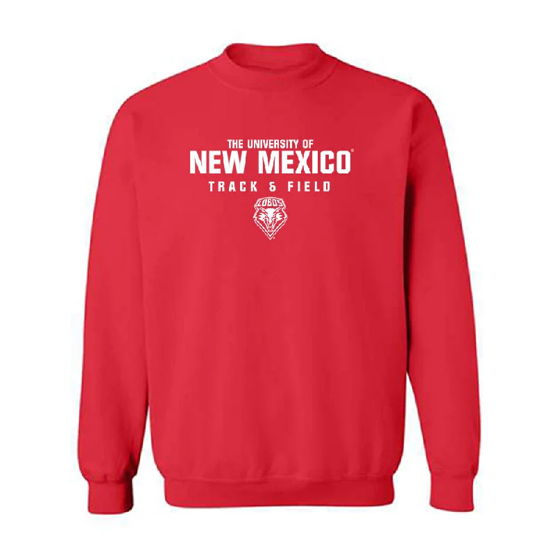 New Mexico - NCAA Women's Track & Field : Meadow Drebert - Classic Shersey Crewneck Sweatshirt Hoodie with Distressed Vintage Worn