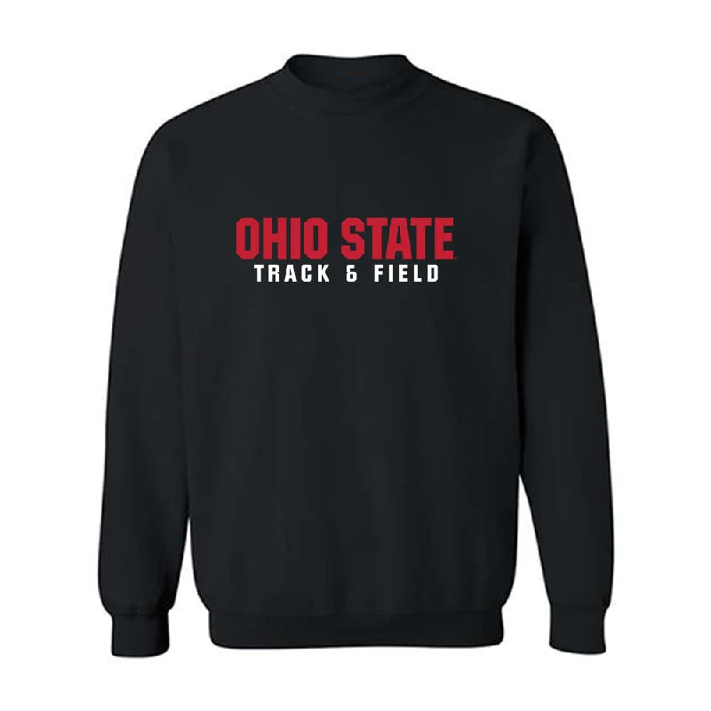 Ohio State - NCAA Women's Track & Field : Bobbi Olive - Classic Shersey Crewneck Sweatshirt Hoodie with Hem Embroidery Detailed Premium