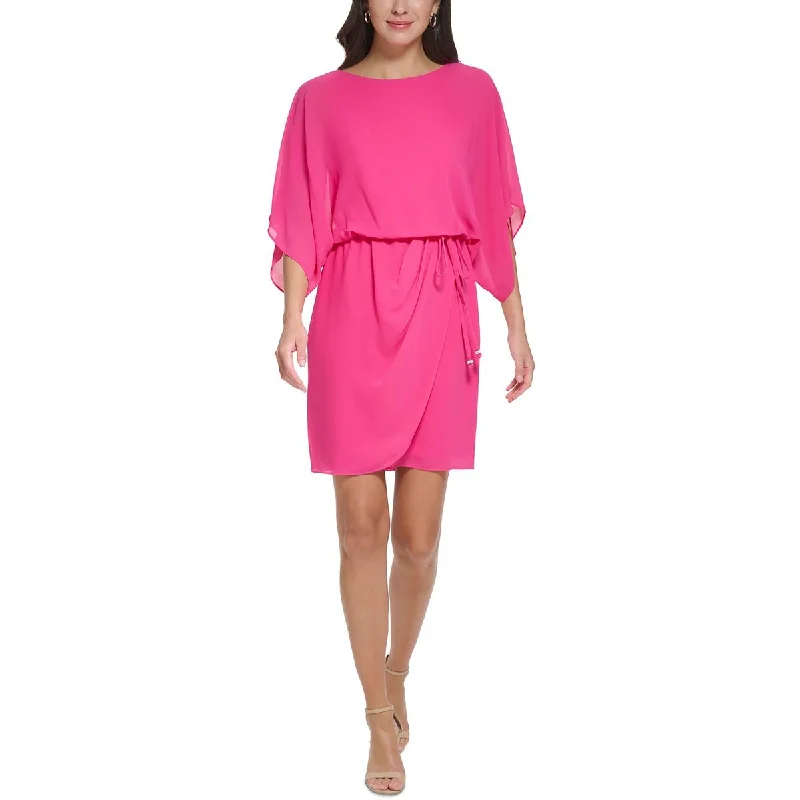 Jessica Howard Womens Blouson  Cocktail And Party Dress Tunics Summer linen