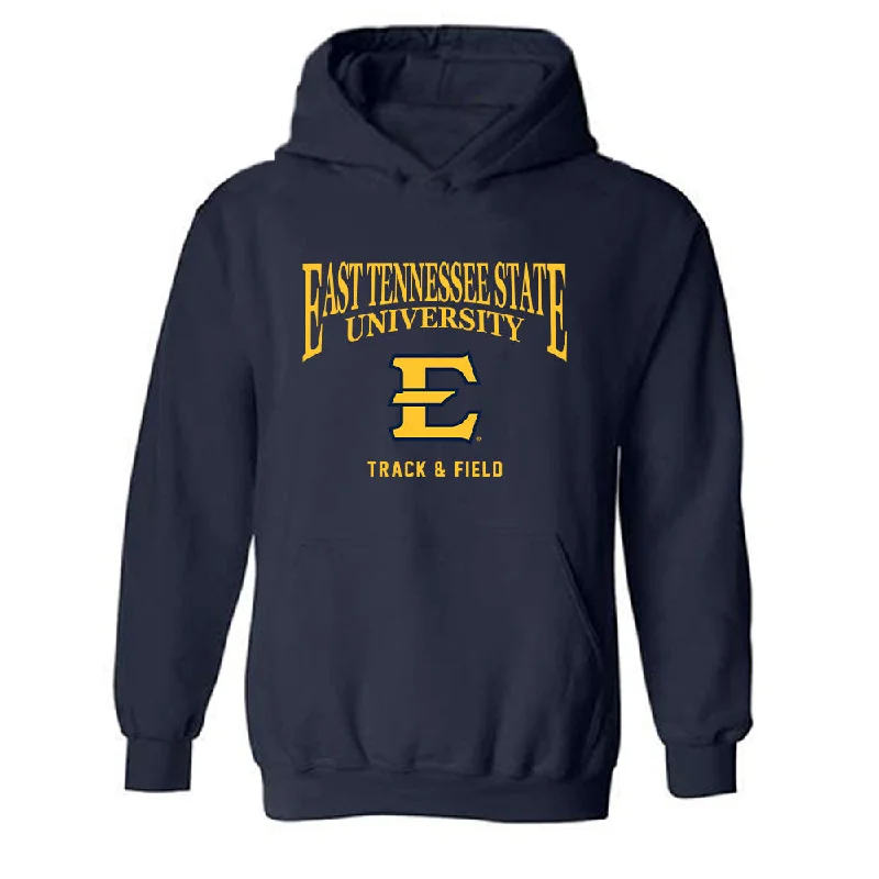 East Tennessee State - NCAA Women's Track & Field : Sydney Pierce - Classic Shersey Hooded Sweatshirt Hoodie with Elastic Waist Stretchable Comfortable
