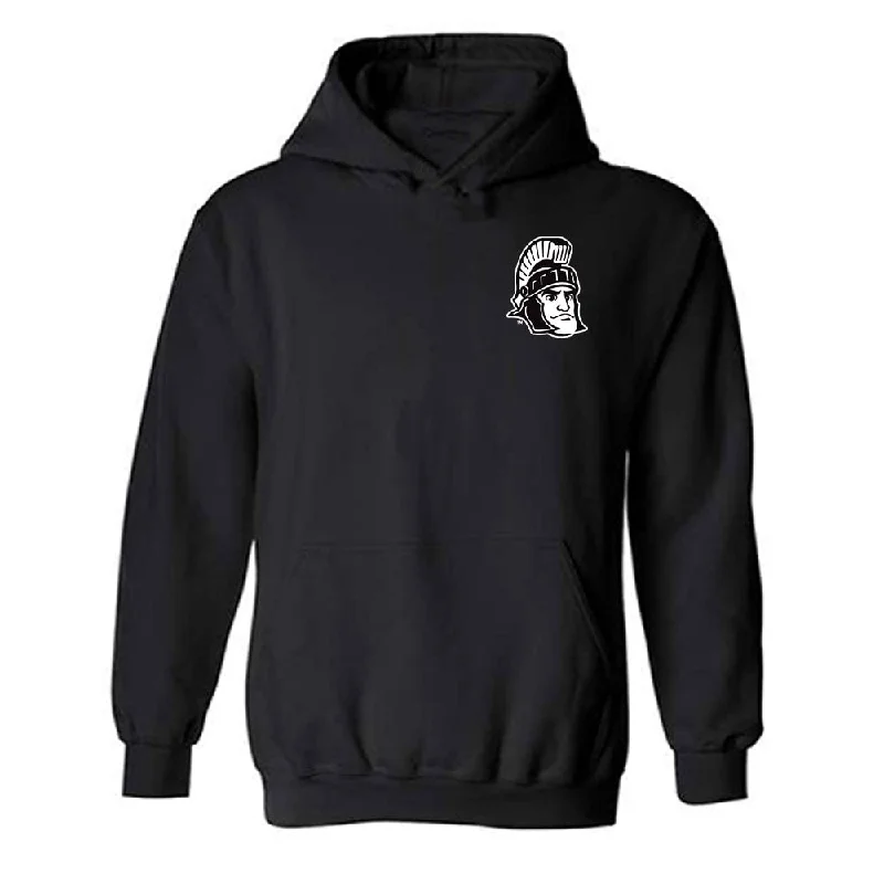 Michigan State - NCAA Women's Gymnastics : Cady Duplissis - Hooded Sweatshirt Hoodie with Ribbed Hem Stretchable Secure