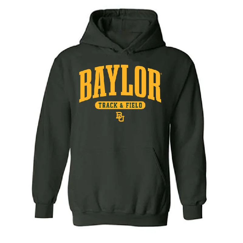 Baylor - NCAA Women's Track & Field : Audrey Williamson - Classic Shersey Hooded Sweatshirt Hoodie with Raw Hem Edgy Unfinished