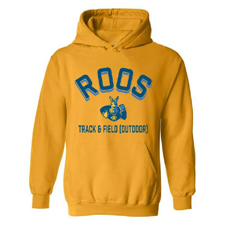 UMKC - NCAA Women's Track & Field : McKenna Hood - Classic Shersey Hooded Sweatshirt Hoodie with Raglan Sleeves Sporty Comfortable