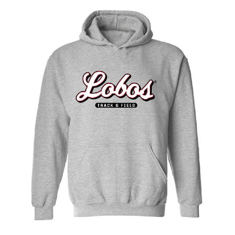 New Mexico - NCAA Women's Track & Field : Meadow Drebert - Classic Fashion Shersey Hooded Sweatshirt Hoodie with Pocket Utility Practical