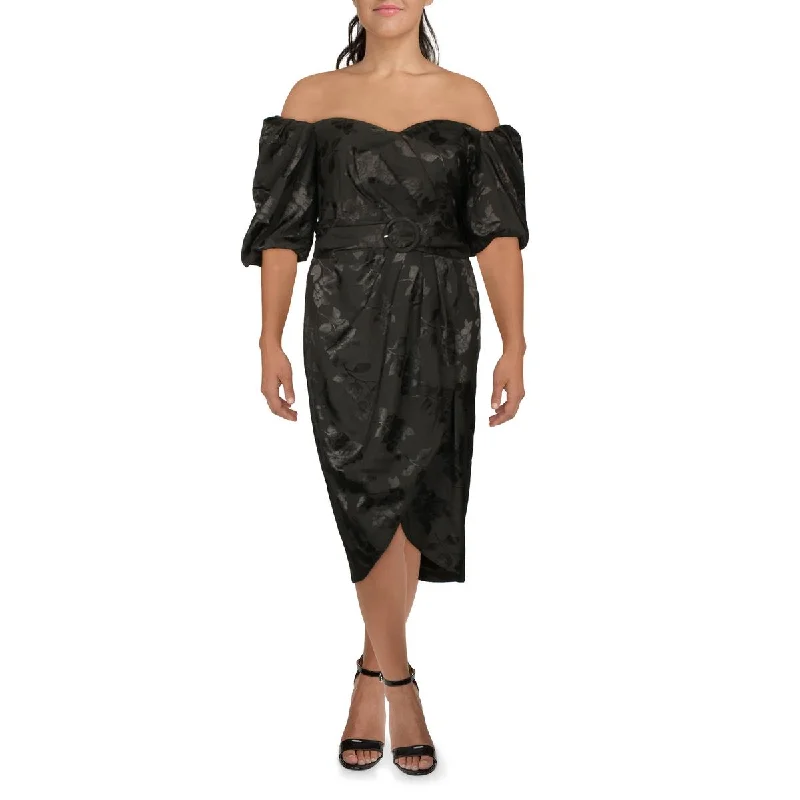 City Chic Womens Floral Midi Cocktail and Party Dress Tunics Favorite customer