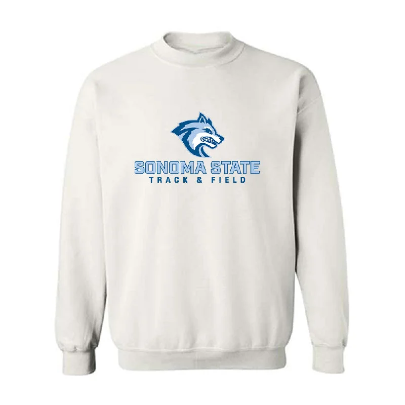 SSU - NCAA Women's Track & Field : Katie Snedden - Classic Shersey Crewneck Sweatshirt Hoodie with Drawcord Adjustable Secure