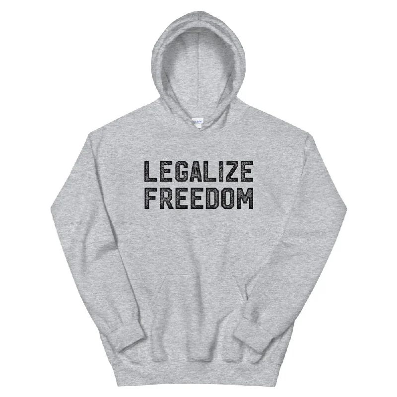 Legalize Freedom Unisex Hoodie Hoodie with Hem Elastic Stretchable Comfortable