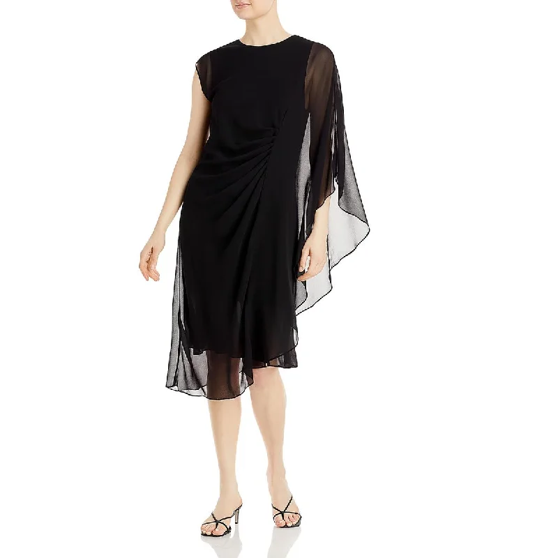Kobi Halperin Womens Sheila Chiffon Sheer Overlay Cocktail And Party Dress Tunics Office stylish