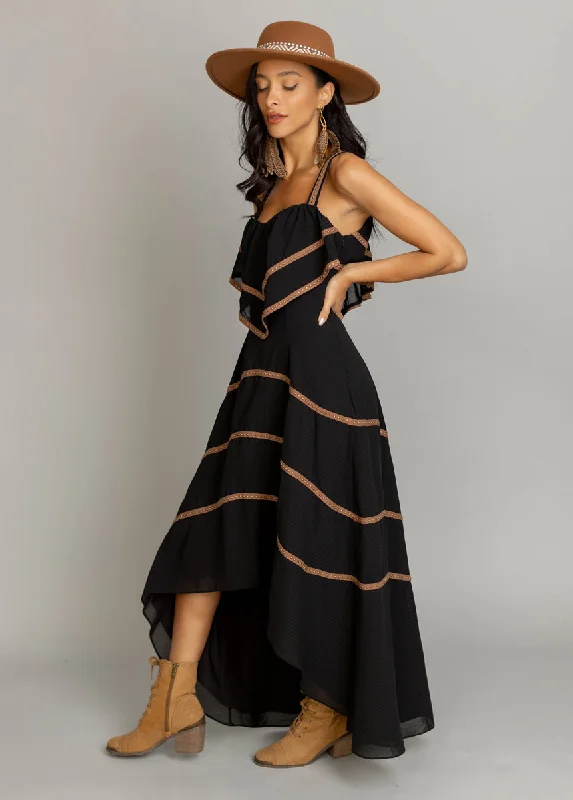 Brianda Dress in Black Bodycon Club Sequined