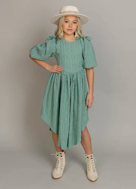 Maylie Dress in Aqua Tunics Sophisticated sleek