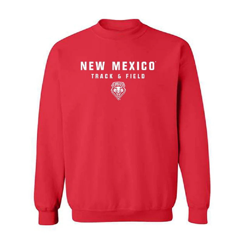 New Mexico - NCAA Women's Track & Field : Meadow Drebert - Classic Shersey Crewneck Sweatshirt Hoodie with Reflective Safety Nightwear